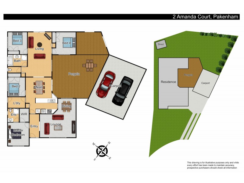 2 Amanda Court, Pakenham VIC 3810 Floorplan