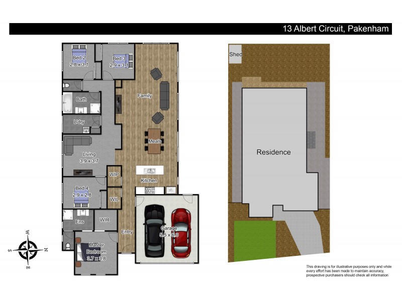 13 Albert Circuit, Pakenham VIC 3810 Floorplan