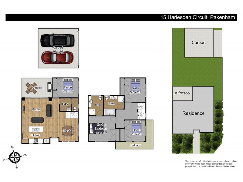 15 Harlesden Circuit, Pakenham VIC 3810 Floorplan