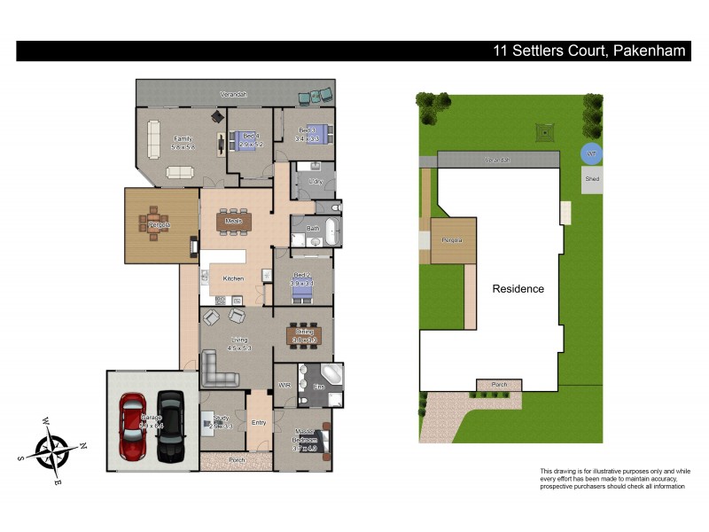 11 Settlers Court, Pakenham VIC 3810 Floorplan
