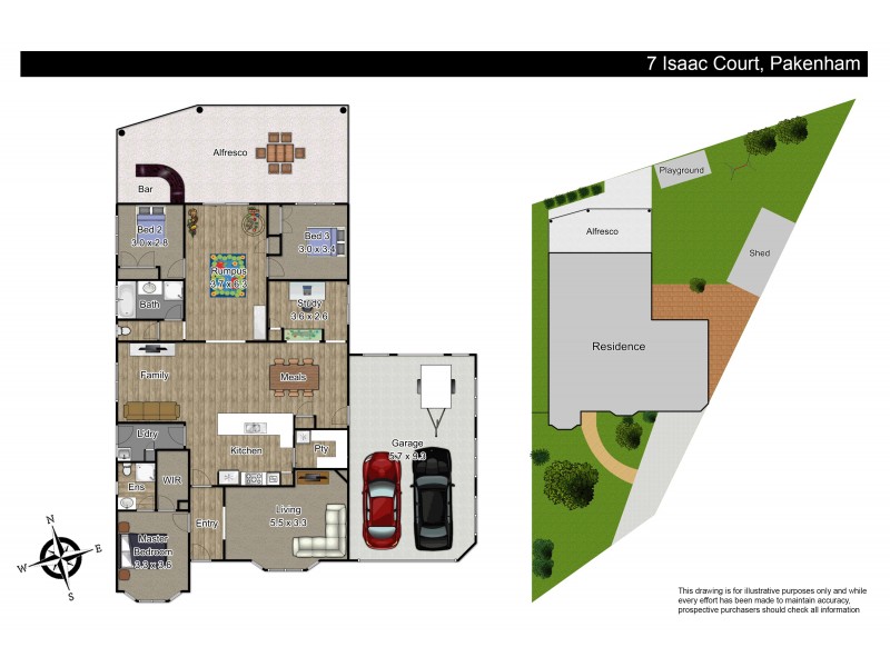 7 Isaac Court, Pakenham VIC 3810 Floorplan