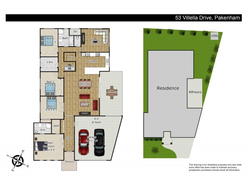 53 Villella Drive, Pakenham VIC 3810 Floorplan