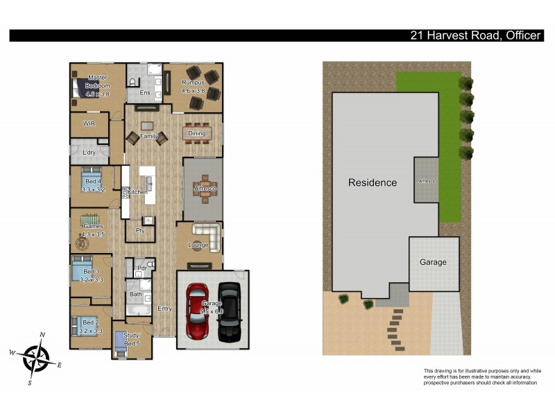 21 Harvest Road, Officer VIC 3809 Floorplan