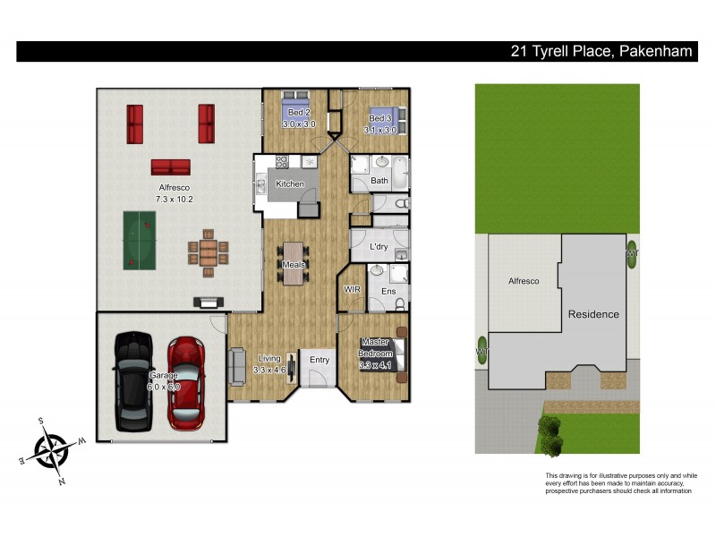 21 Tyrell Place, Pakenham VIC 3810 Floorplan