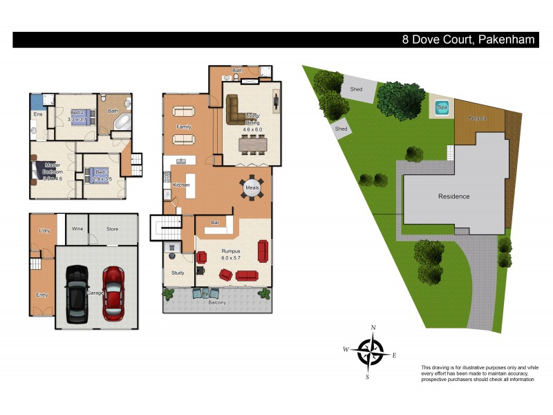 8 Dove Court, Pakenham VIC 3810 Floorplan