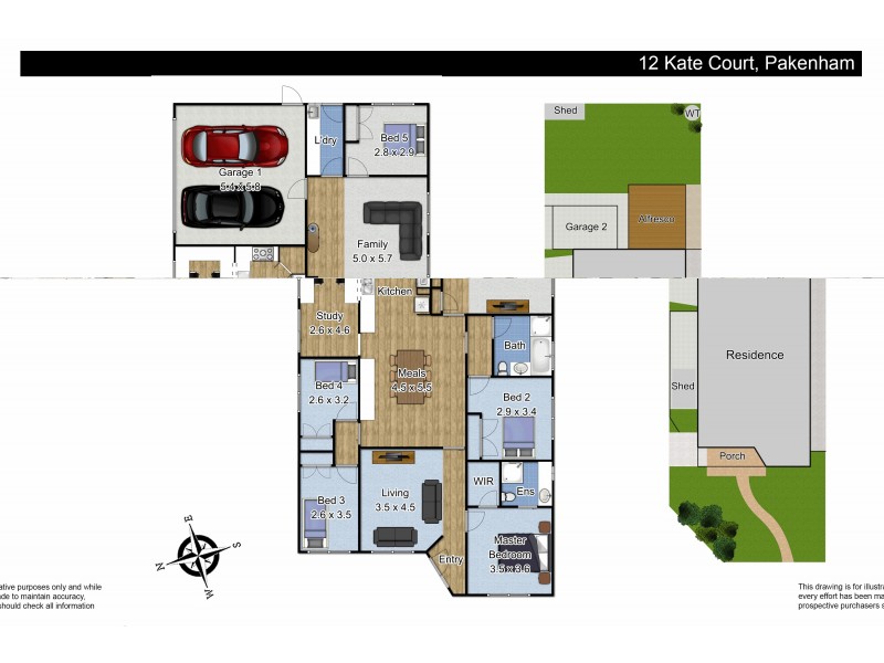 12 Kate Court, Pakenham VIC 3810 Floorplan