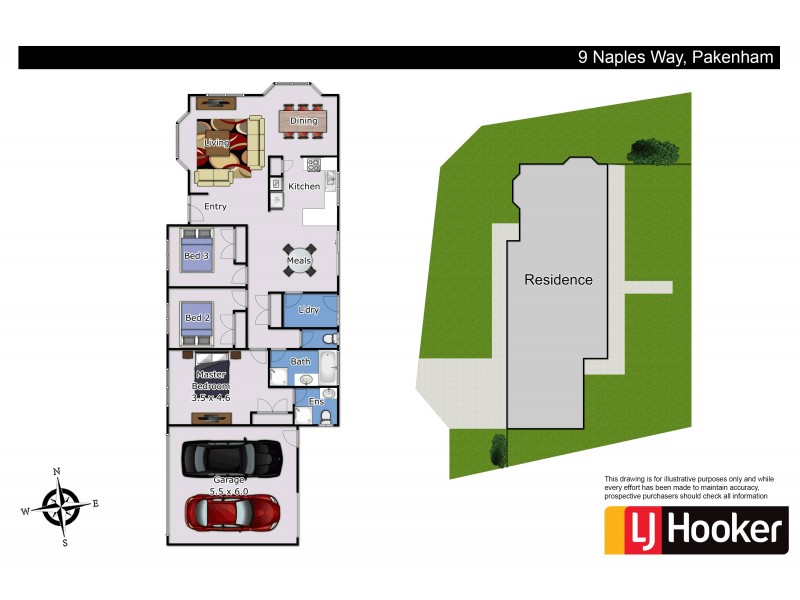 9 Naples Way, Pakenham VIC 3810 Floorplan