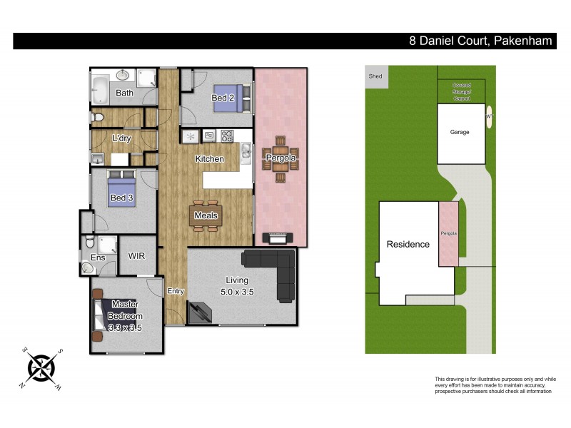 8 Daniel Court, Pakenham VIC 3810 Floorplan