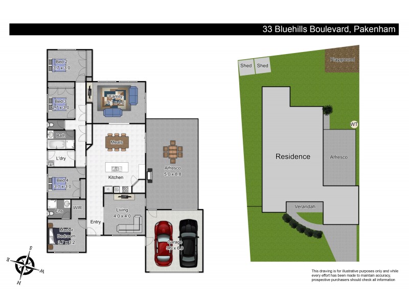 33 Bluehills Boulevard, Pakenham VIC 3810 Floorplan