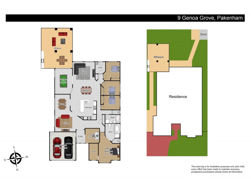 9 Genoa Grove, Pakenham VIC 3810 Floorplan