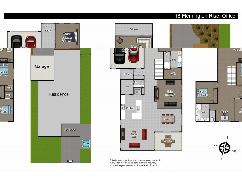 18 Flemington Rise, Officer VIC 3809 Floorplan
