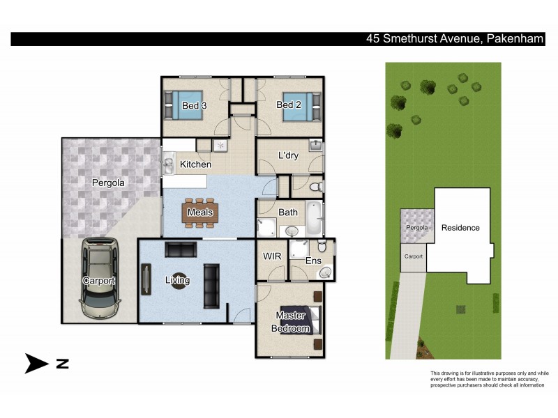 45 Smethurst Avenue, Pakenham VIC 3810 Floorplan