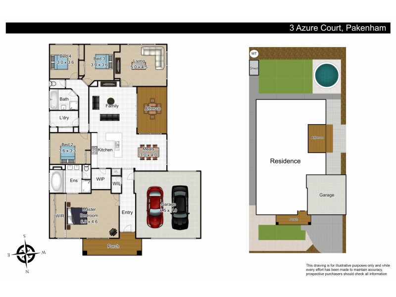 3 Azure Court, Pakenham VIC 3810 Floorplan