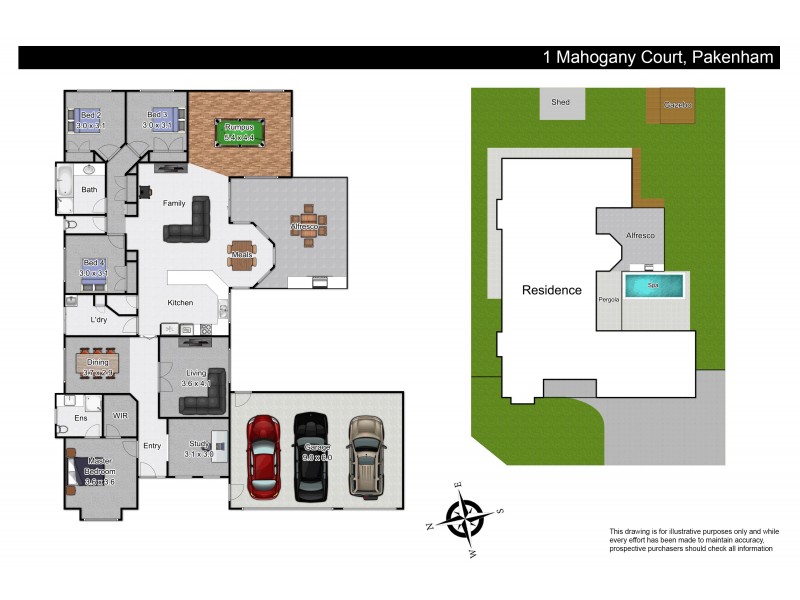 1 Mahogany Court, Pakenham VIC 3810 Floorplan