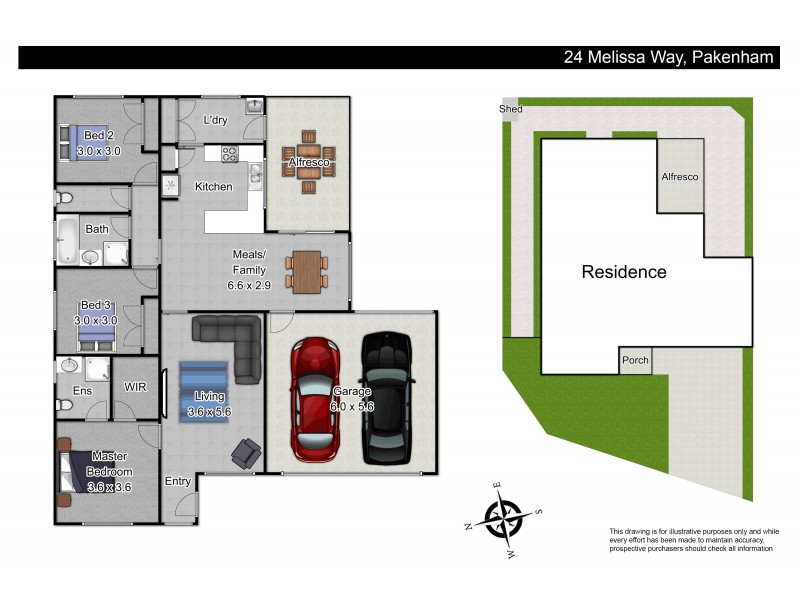 24 Melissa Way, Pakenham VIC 3810 Floorplan