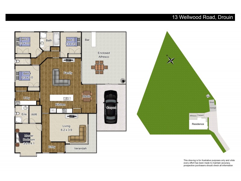 13 Wellwood Road, Drouin VIC 3818 Floorplan