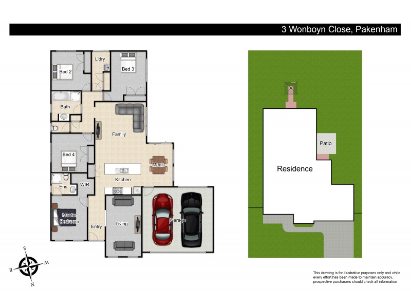 3 Wonboyn Close, Pakenham VIC 3810 Floorplan