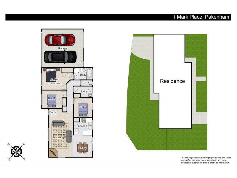 1 Mark Place, Pakenham VIC 3810 Floorplan