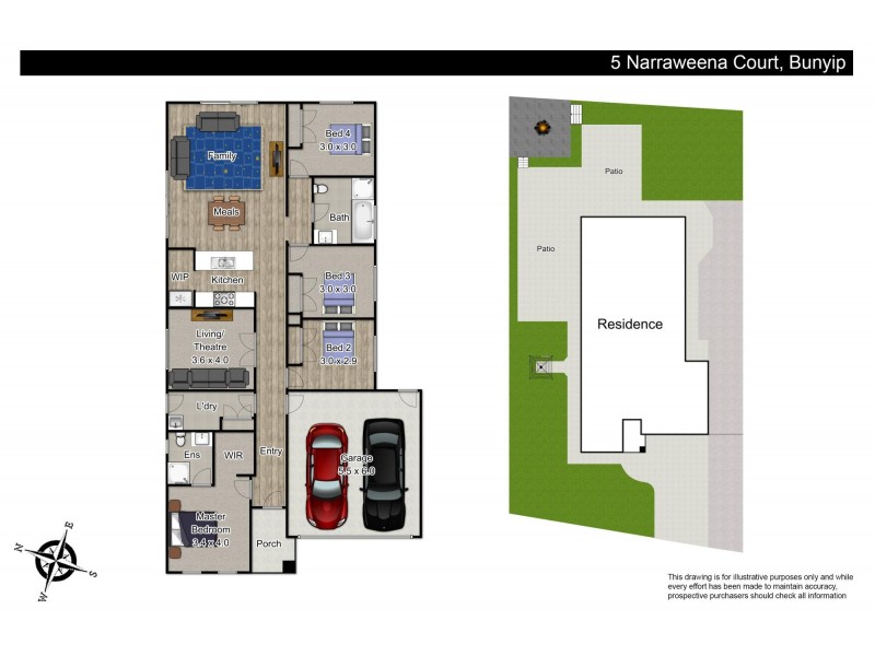 5 Narraweena Court, Bunyip VIC 3815 Floorplan
