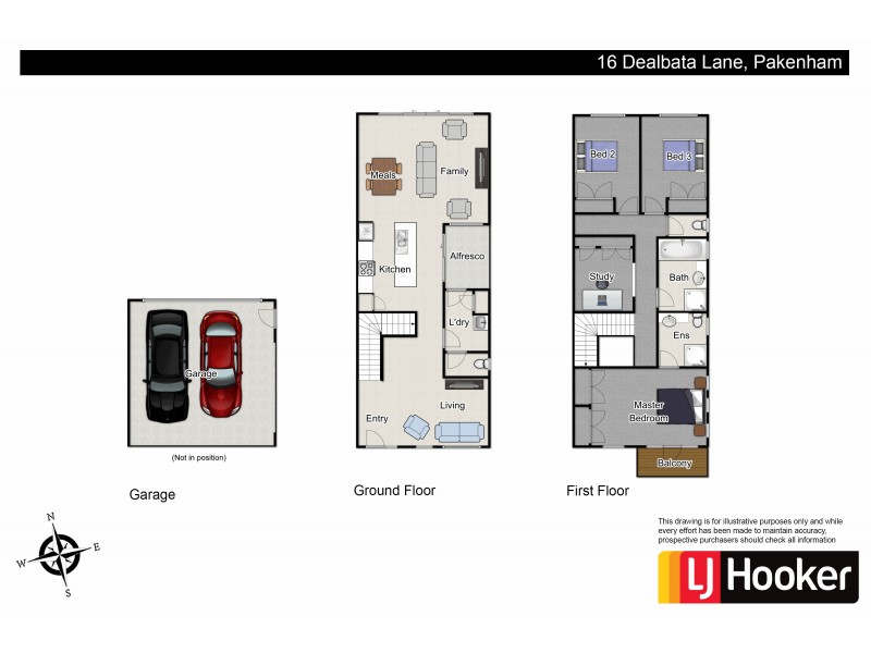 16 Dealbata Lane, Pakenham VIC 3810 Floorplan