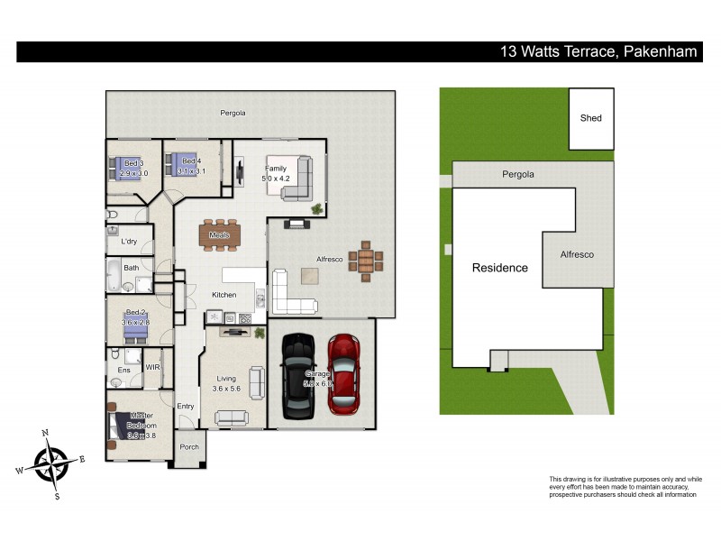 13 Watts Terrace, Pakenham VIC 3810 Floorplan