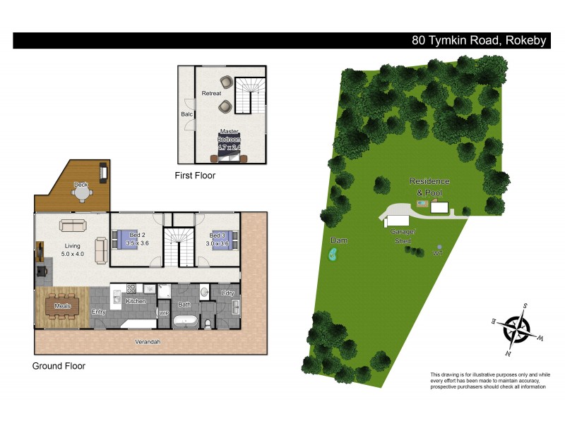 80 Tymkin Road, Rokeby VIC 3821 Floorplan