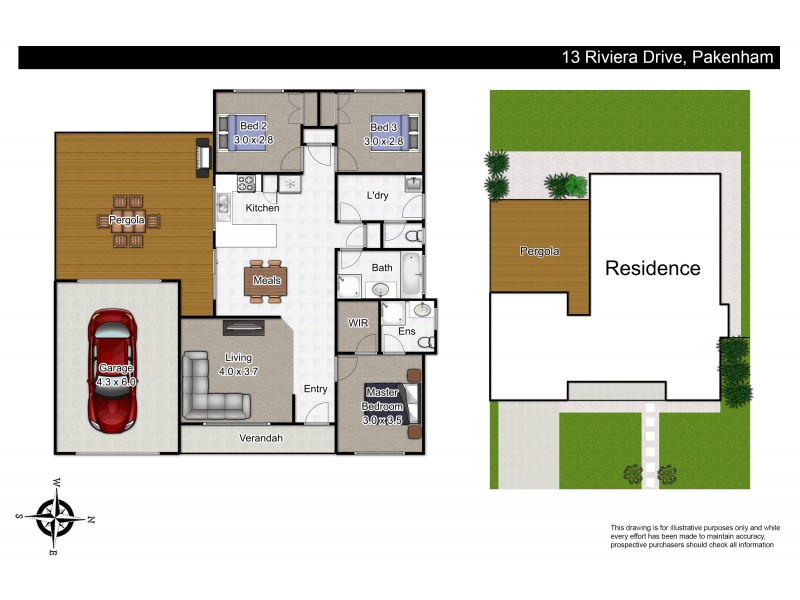 13 Riviera Drive, Pakenham VIC 3810 Floorplan