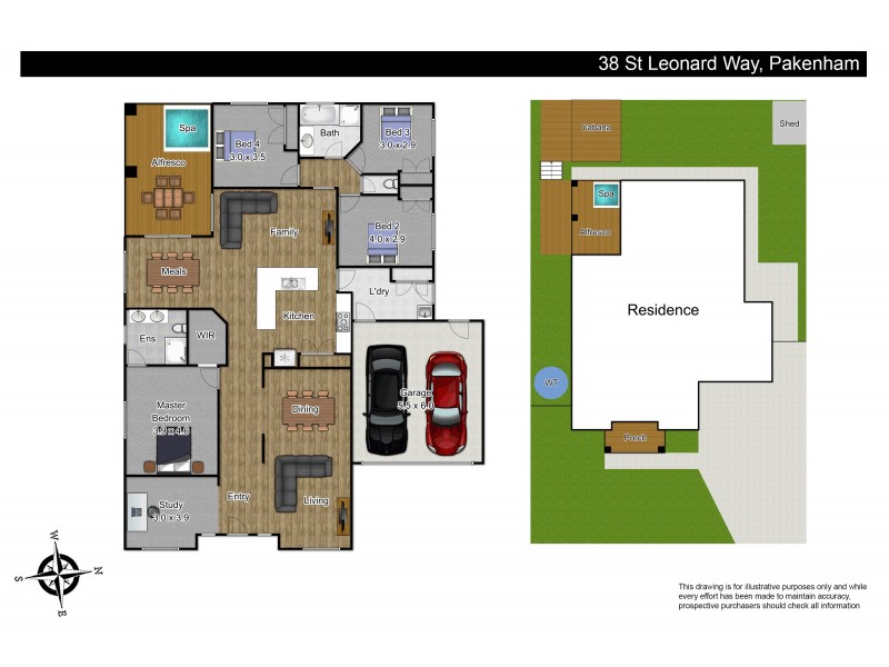 38 St Leonard Way, Pakenham VIC 3810 Floorplan
