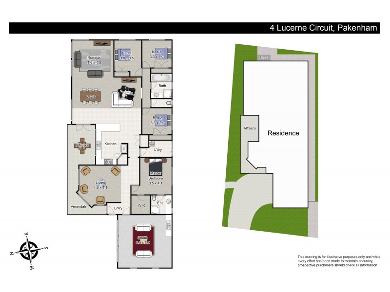 4 Lucerne Circuit, Pakenham VIC 3810 Floorplan
