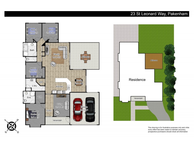 23 St Leonard Way, Pakenham VIC 3810 Floorplan