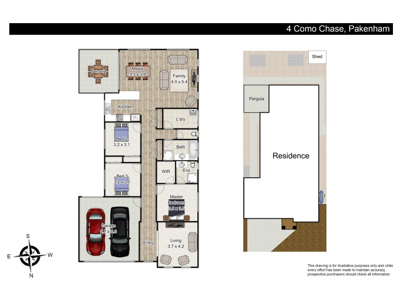 4 Como Chase, Pakenham VIC 3810 Floorplan