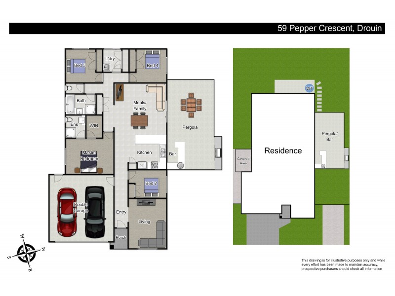 59 Pepper Crescent, Drouin VIC 3818 Floorplan