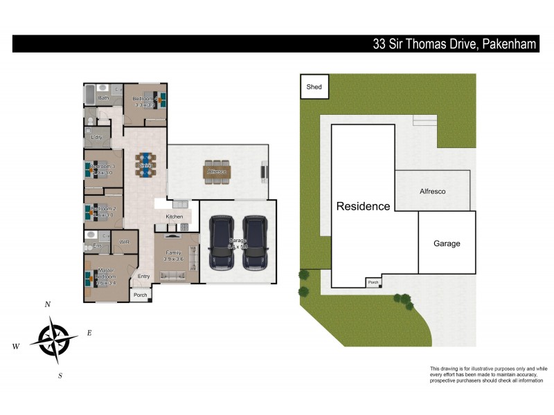 33 Sir Thomas Drive, Pakenham VIC 3810 Floorplan