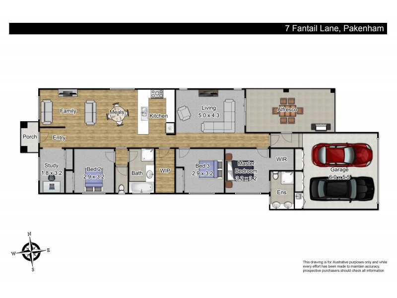 7 Fantail Lane, Pakenham VIC 3810 Floorplan