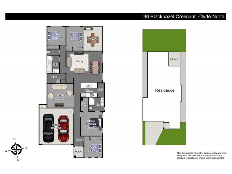 36 Blackhazel Crescent, Clyde North VIC 3978 Floorplan