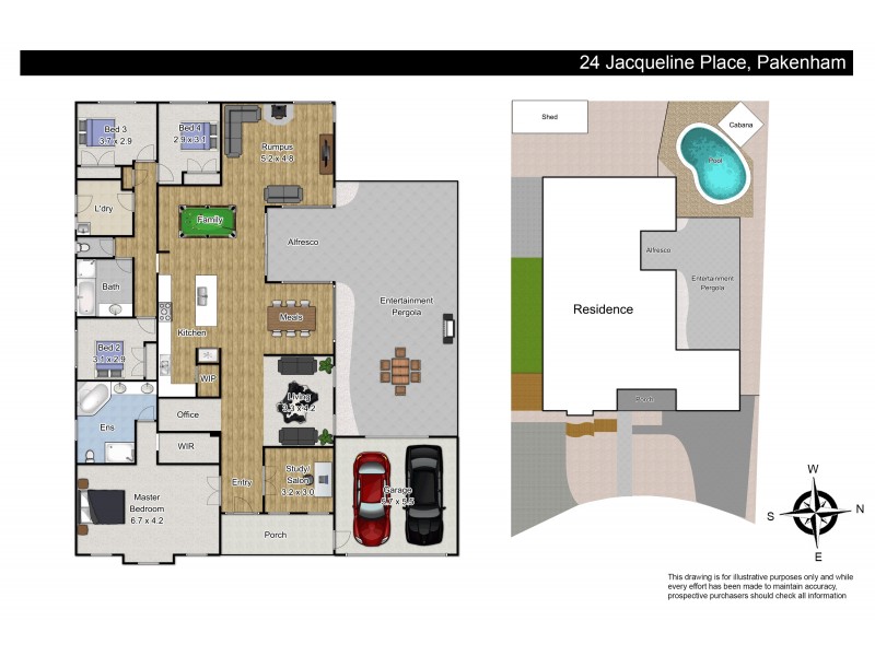 24 Jacqueline Place, Pakenham VIC 3810 Floorplan