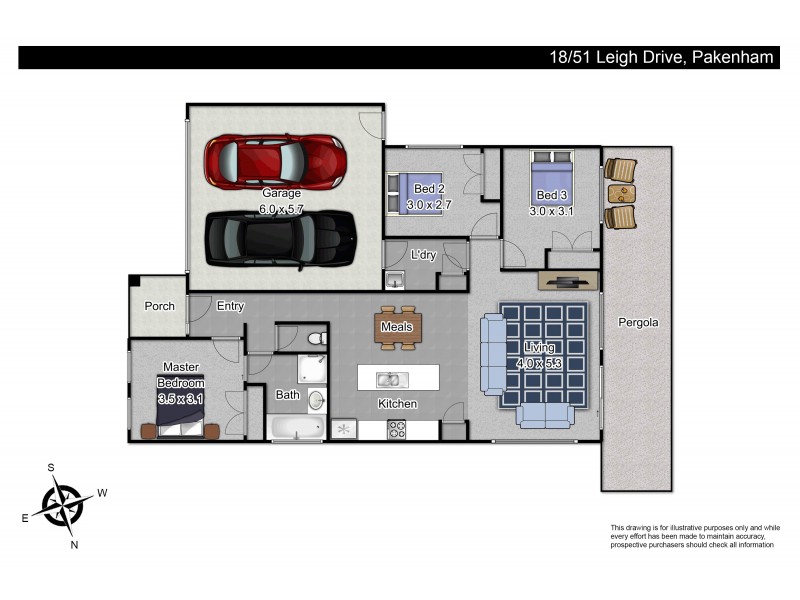18/51 Leigh Drive, Pakenham VIC 3810 Floorplan