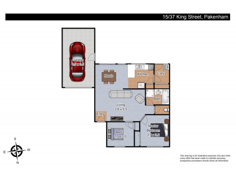 15/37 King Street, Pakenham VIC 3810 Floorplan