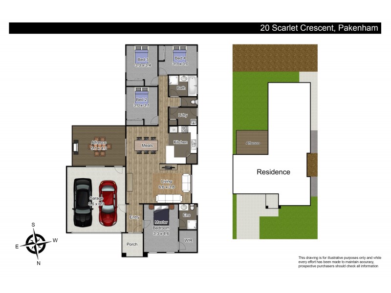 20 Scarlet Crescent, Pakenham VIC 3810 Floorplan