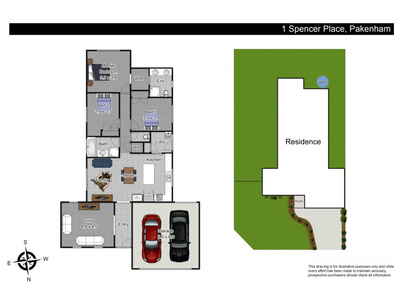 1 Spencer Place, Pakenham VIC 3810 Floorplan