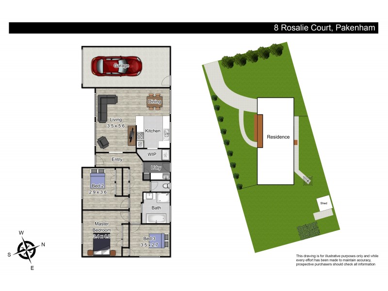 8 Rosalie Court, Pakenham VIC 3810 Floorplan