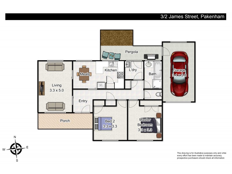 3/2 James Street, Pakenham VIC 3810 Floorplan