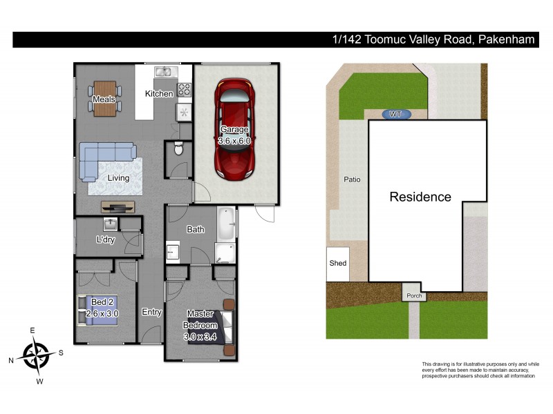 1/142 Toomuc Valley Road, Pakenham VIC 3810 Floorplan