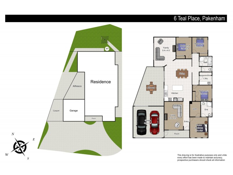 6 Teal Place, Pakenham VIC 3810 Floorplan