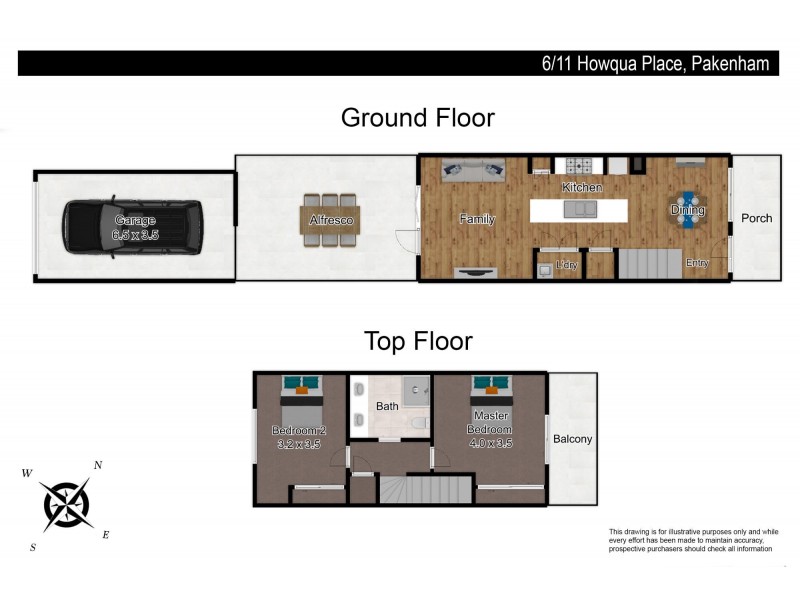 6/11 Howqua Place, Pakenham VIC 3810 Floorplan