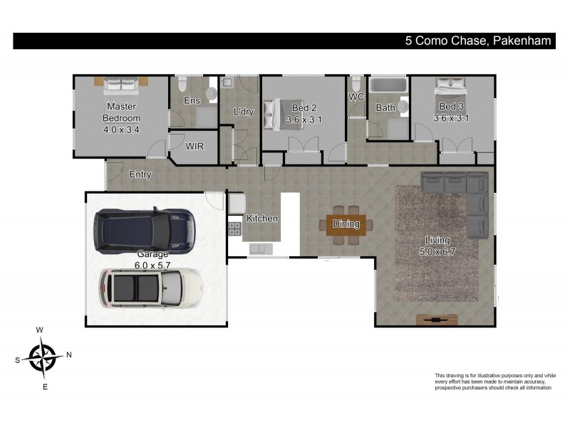 5 Como Chase, Pakenham VIC 3810 Floorplan