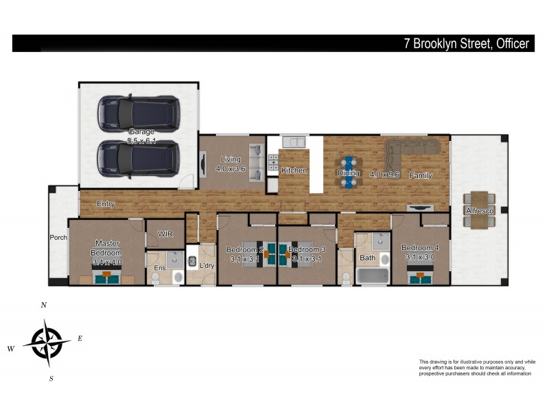 7 Brooklyn Street, Officer VIC 3809 Floorplan