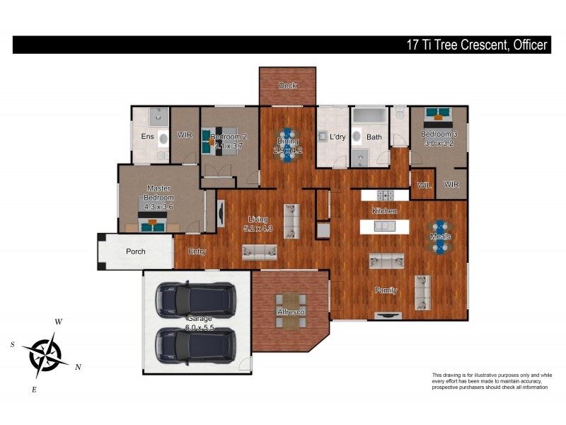 17 Ti-Tree Crescent, Officer VIC 3809 Floorplan