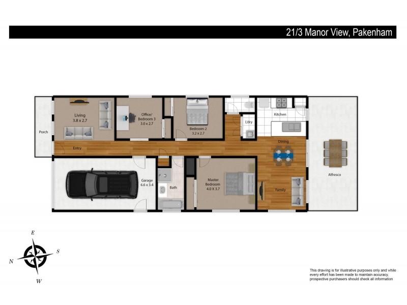 21/3 Manor View, Pakenham VIC 3810 Floorplan