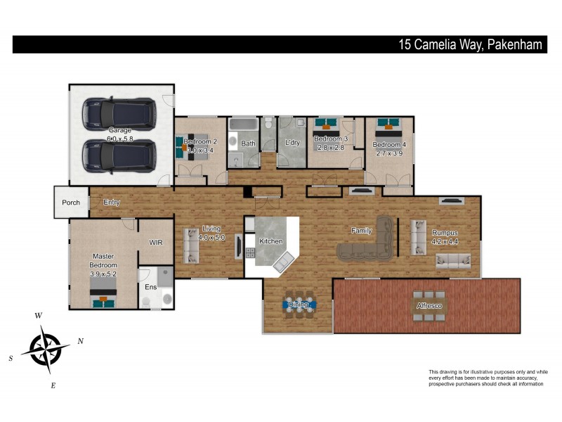 15 Camelia Way, Pakenham VIC 3810 Floorplan
